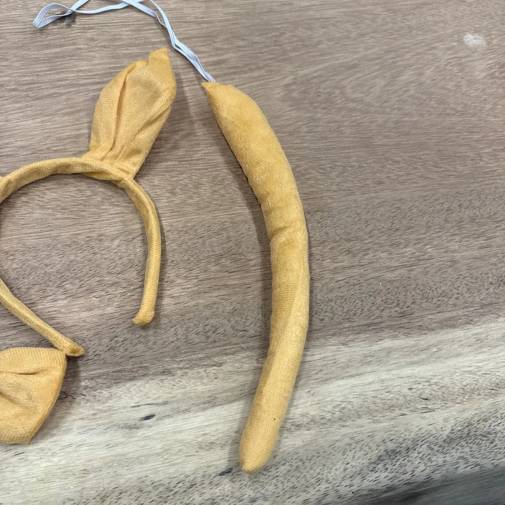 Kids Kangaroo Tail Ears And A Bow Costume‎ Accessories
